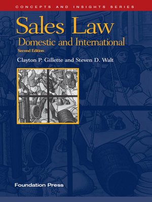 cover image of Sales Law